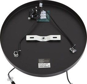 Nowoczesna lampa sufitowa czarna 3-światłowa - Facil