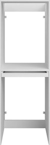 Mebel pod pralkę i suszarkę – Biała – S64 x W184 cm – ERKANO