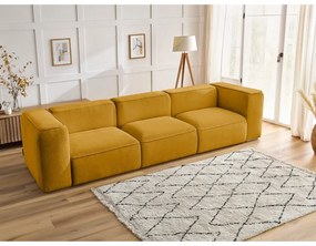 Sofa w kolorze ochry 345 cm Zephyr – Bobochic Paris