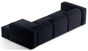 Ciemnoniebieski narożnik (prawostronny/z szezlongiem) Bergano – Cosmopolitan Design