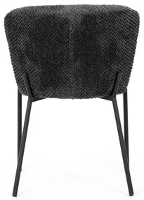 Zestaw krzeseł do jadalni Bouclé CT-W1077 GREY2, 4szt.