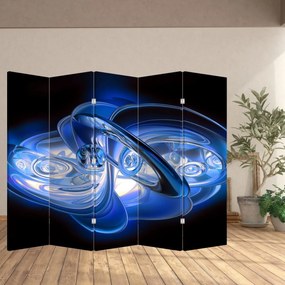 Parawan - Niebieska abstrakcja (210x170 cm)