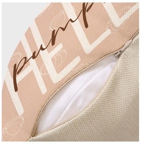 Poszewka na poduszkę AUTUMN CALL 45x45 cm, kremowy