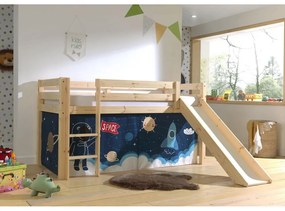 Zasłona dziecięca do łóżka 4 szt. 195x75 cm Space Shuttle – Vipack