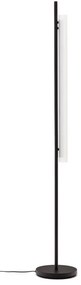 Czarno-biała lampa stojąca LED ze szklanym kloszem (wysokość 150 cm) Vauxall – Kave Home