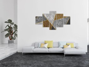 Obraz - Imitacja materiałów (125x70 cm)