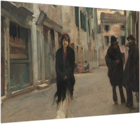 Obraz na szkle - John Singer Sargent, Street in Venice, reprodukcje (70x50 cm)