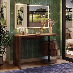 Toaletka rustykalny dąb 120x50x76 lara