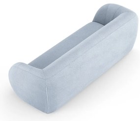 Jasnoniebieska sofa z materiału bouclé 230 cm Essen – Cosmopolitan Design