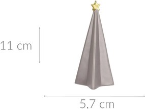 Choinka dekoracyjna z gwiazdą, 11 cm