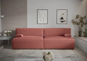 Różowa rozkładana sofa - Lider 3X