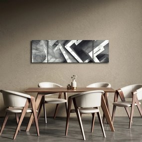 Abstrakcyjny obraz kostek (170x50 cm)