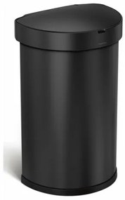 Simplehuman Półokrągły kosz bezdotykowy 45 l,czarny