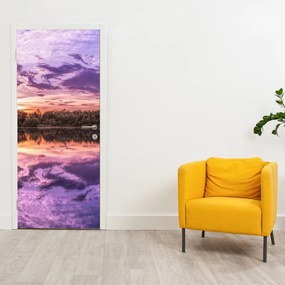 Fototapeta na drzwi - Fioletowe niebo (95x205cm)