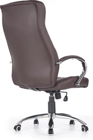 Pikowany fotel gabinetowy z ekoskóry Hilton