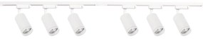 Oprawa punktowa w systemie szynowym PIPE 6xGU10/10W/230V biała