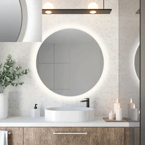 Lustro łazienkowe ZIRCON STANDARD 50 z oświetleniem LED BALTICA DESIGN