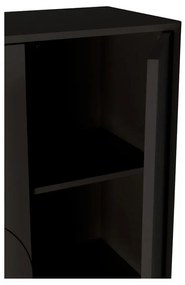 Czarna szafka 80x130x40 cm Solei – MOME