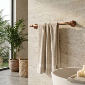 Wieszak łazienkowy jednoramienny 16101 Aristo Miedź Szczotkowana