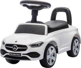 AIYAPLAY autko dla dzieci z licencją Mercedes Benz z klaksonem i schowkiem, 65x28x39 cm, Biały
