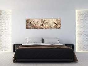 Obraz - Obraz ptaka w stylu vintage (170x50 cm)