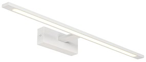 Lampa ścienna biała 62 cm z wbudowanym LED IP44 - Jerre