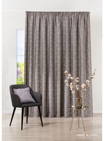 Szara zasłona 140x260 cm Marciano – Mendola Fabrics