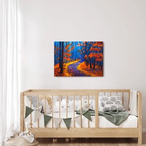 Obraz jesiennego lasu (70x50 cm)