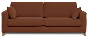 Ciemnopomarańczowa sofa 234 cm Faria – Scandic