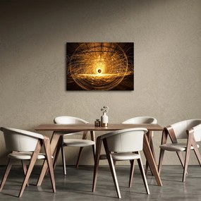 Obraz świetlistego dysku (70x50 cm)