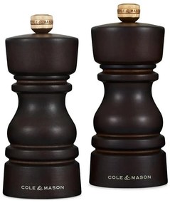 Cole&amp;Mason - Zestaw młynków do soli i pieprzu LONDON 2 szt 13 cm buk/brązowy