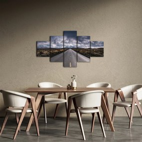 Obraz drogi na pustyni (125x70 cm)