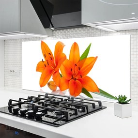 Szkło do Kuchni na Ścianę Letni Ogród Kwiatowy