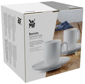 Białe porcelanowe filiżanki na espresso zestaw 2 szt. 60 ml Barista – WMF