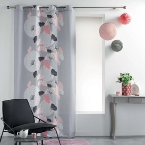 Szara zasłona 140x260 cm Eden – douceur d'intérieur