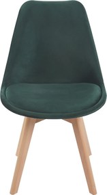 Zestaw 4 Krzese Synk Aksamitne