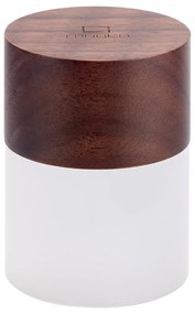 Ciemnobrązowa lampa stołowa ze ściemniaczem i szklanym kloszem (wys. 10,5 cm) Lemelia – Gingko