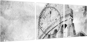 Obraz - Vintage pocztówka miasta N⁰1 (z zegarem) (90x30 cm)