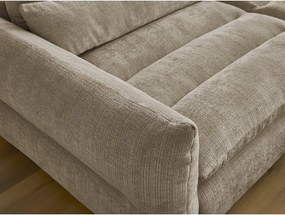 Beżowa sofa z tkaniny szenilowej 276 cm Neil – Bobochic Paris