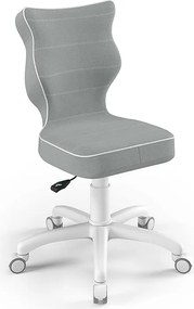 Obrotowe krzesło dziecięce Petit White rozmiar 4 (133-159 cm)