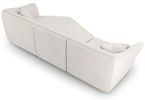 Biały narożnik z materiału bouclé Tokyo – Cosmopolitan Design
