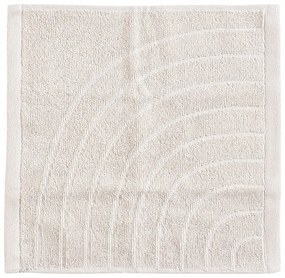 Jasnoszary bawełniany ręcznik frotte 30x30 cm Time – Zone