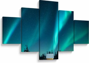 Obraz - Aurora Borealis (125x70 cm)