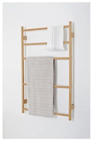 Wieszak na ręczniki z drewna dębowego Wireworks Towel Rail Wallbar