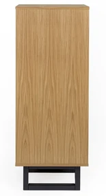 Komoda z drewna brzozowego Woodman Mora Narrow Diamond Print