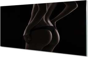 Panel szklany do Kuchni Zarys Kobiecego Ciała