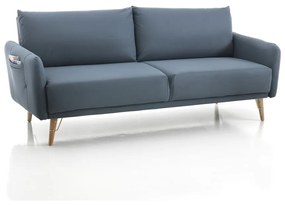 Niebieska rozkładana sofa Tomasucci Cigo, szer. 210 cm