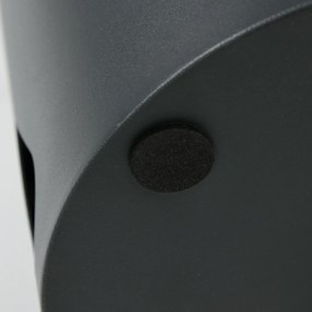 HOMCOM Stojak na Parasole, Stal, Kolumnowy, Wyjmowane Dno, Ø17 x 41H cm, Szary