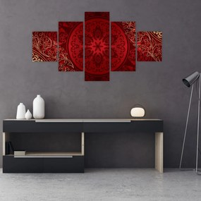 Obraz - Złote mandale (125x70 cm)