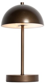 Zewnetrzna Zewnętrzna lampa stołowa Mushroom Dark Bronze Akumulatorowa - Keira Nowoczesny Oswietlenie zewnetrzne